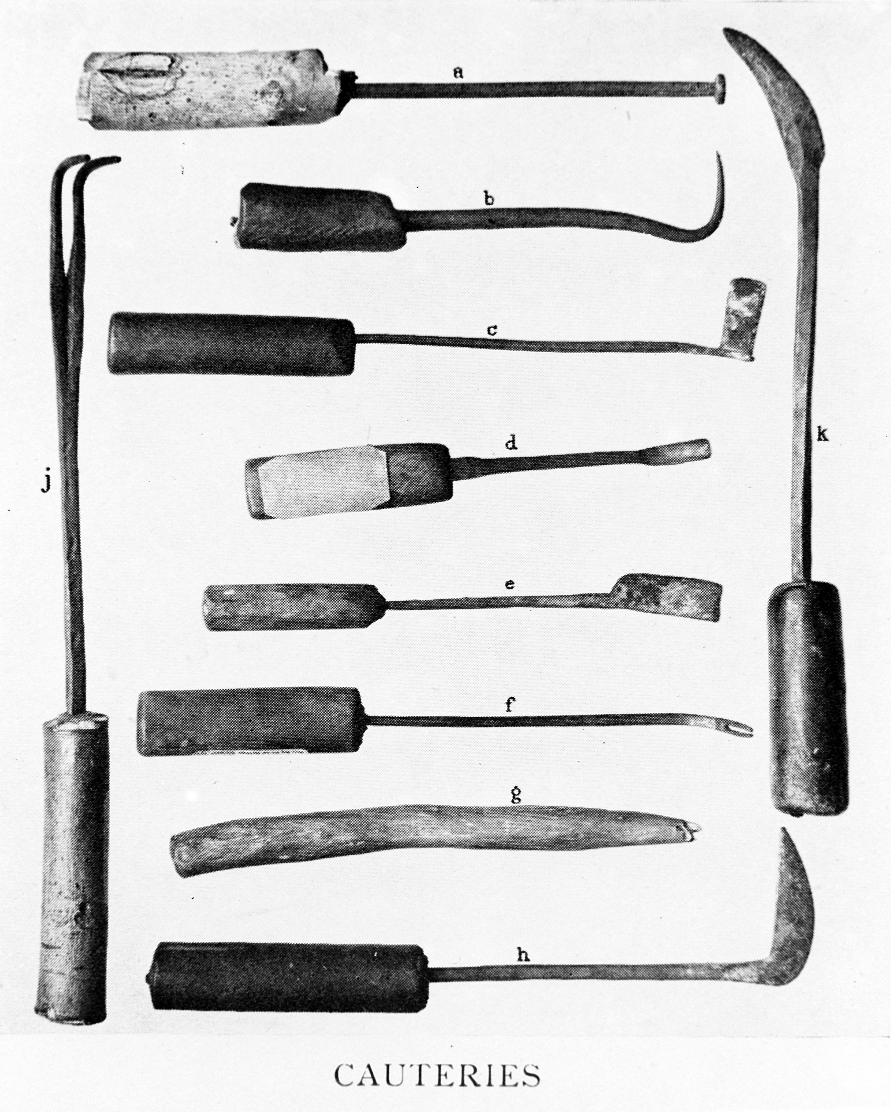 Instruments chirurgicauy du Moyen-Âge